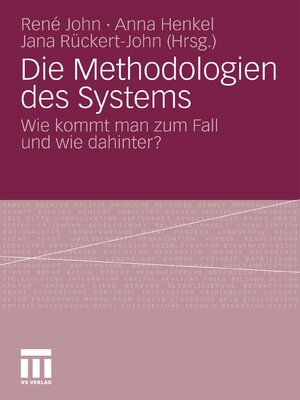 cover image of Die Methodologien des Systems